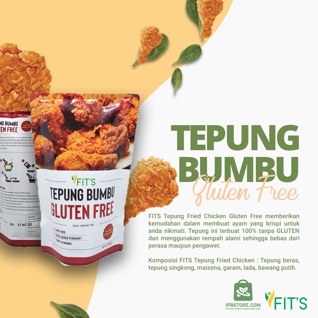Jual Tepung Bumbu Ayam Goreng Fried Chicken Gluten Free Non