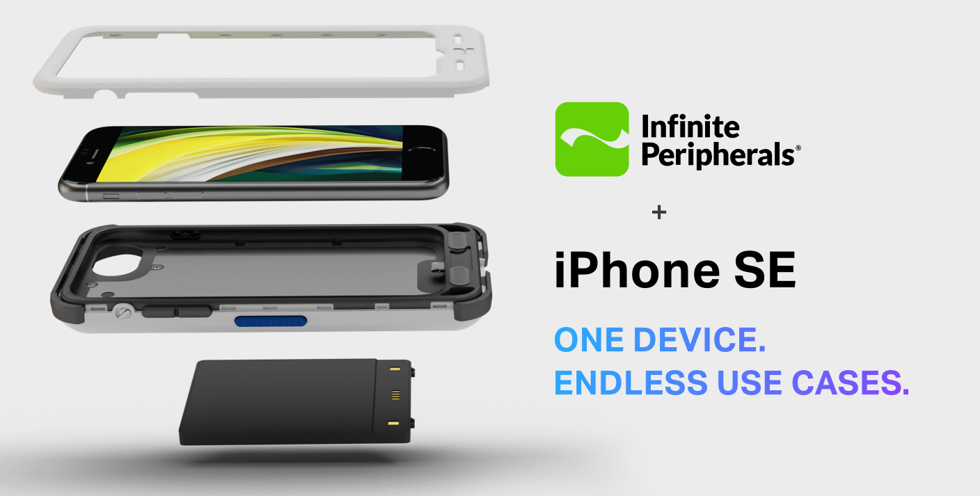 Imperea taken apart to show the Iphone SE compatible within it to make apowerful scanning device