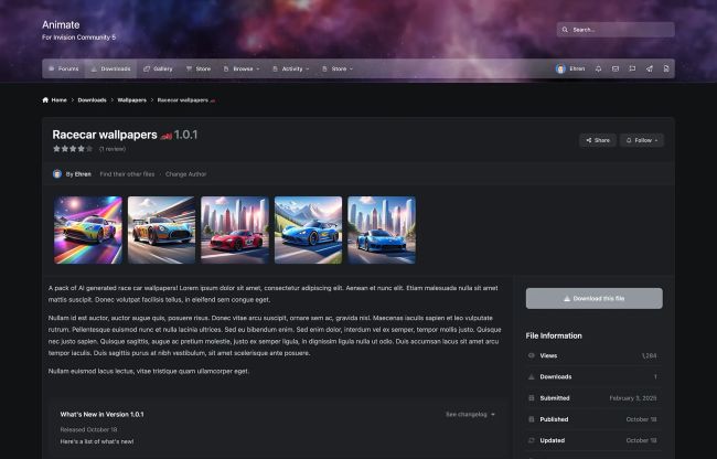 Animate for Invision Community 5