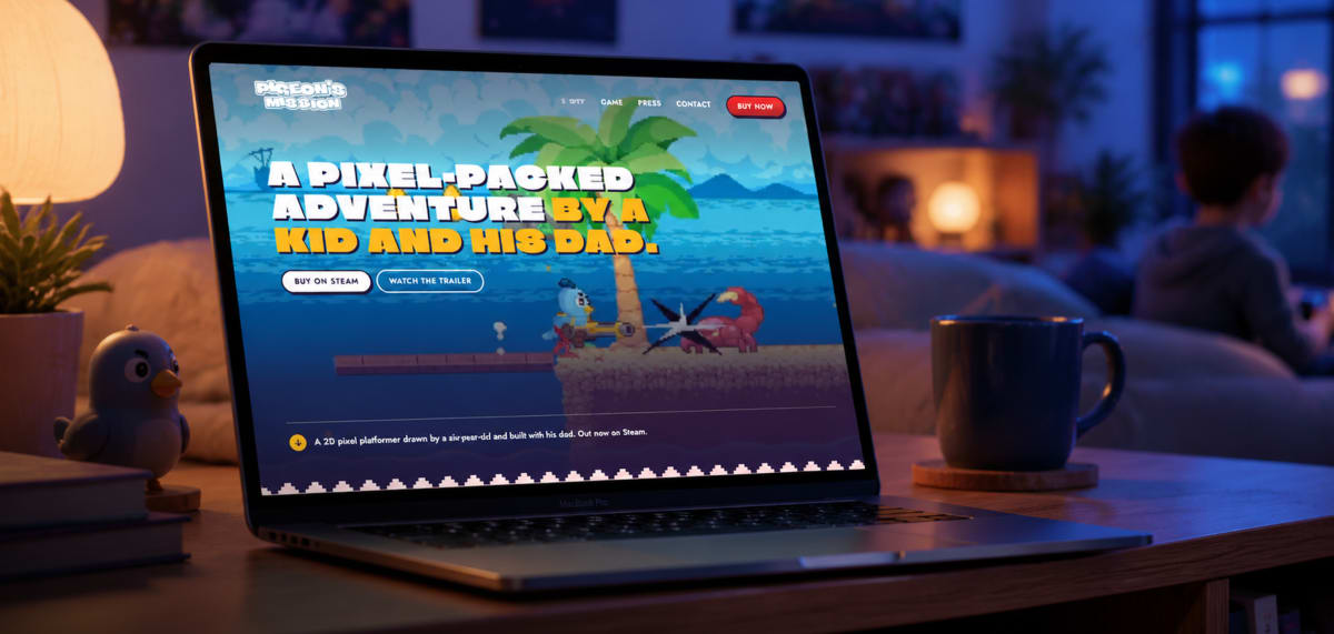 Pigeon's Mission case study: brand identity and website design by 5Four Digital