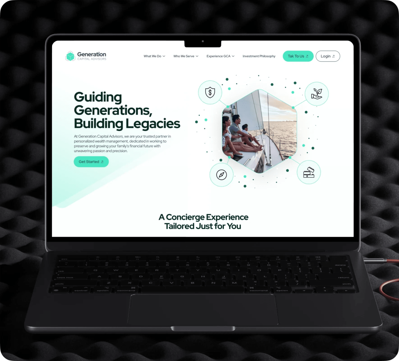 Generation Capital Advisors brand identity and website design by 5Four Digital, image 12 of 12