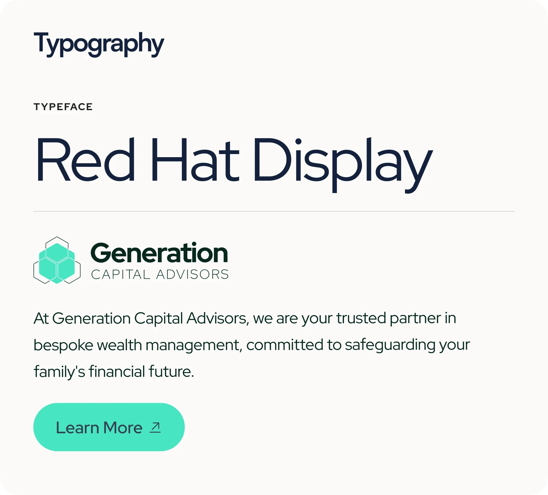 Generation Capital Advisors brand identity and website design by 5Four Digital, image 4 of 12