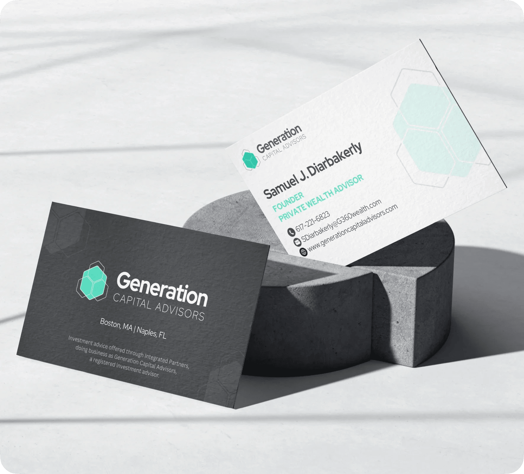 Generation Capital Advisors brand identity and website design by 5Four Digital, image 5 of 12