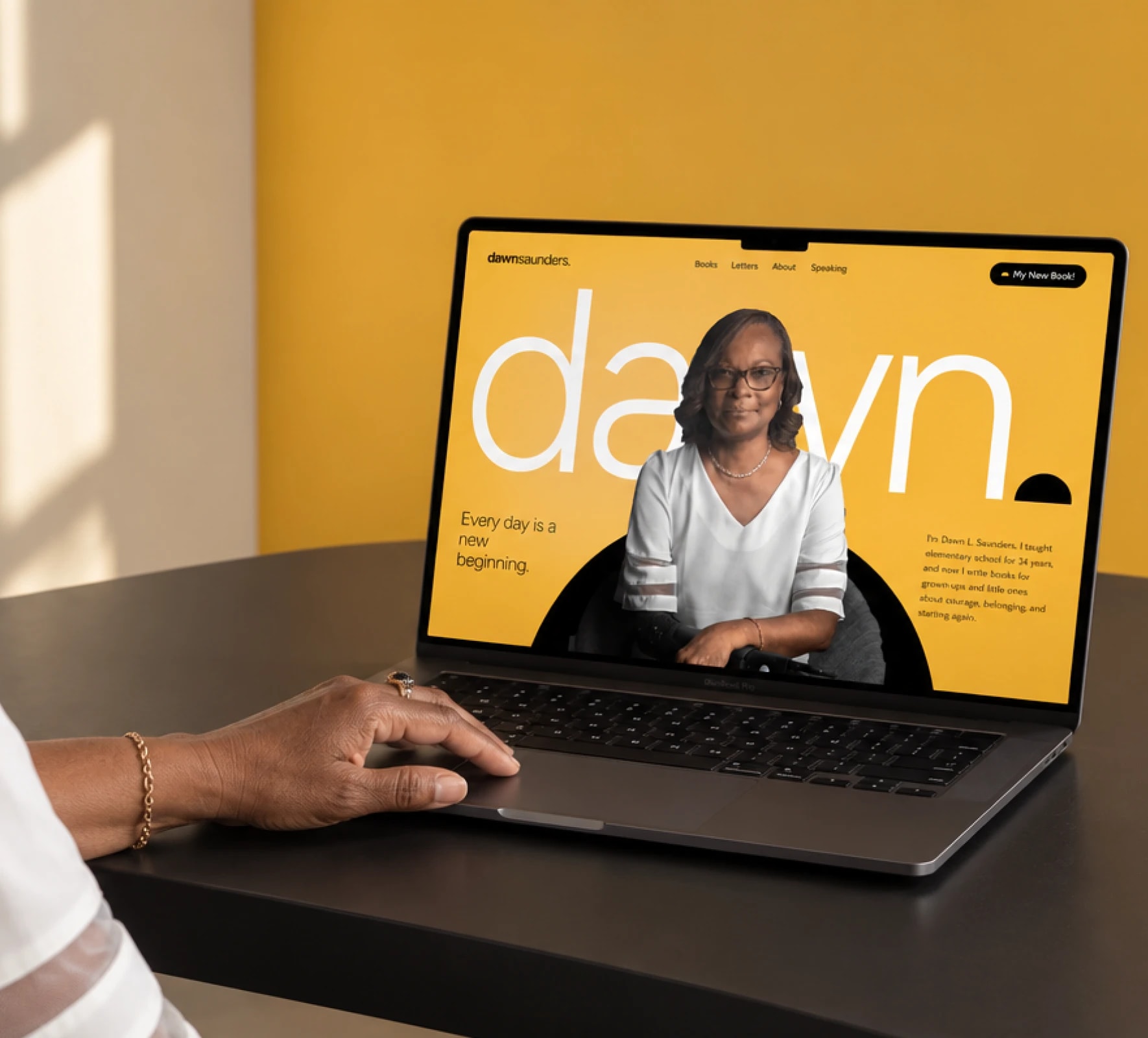 Dawn Saunders brand identity and website design by 5Four Digital, image 5 of 12