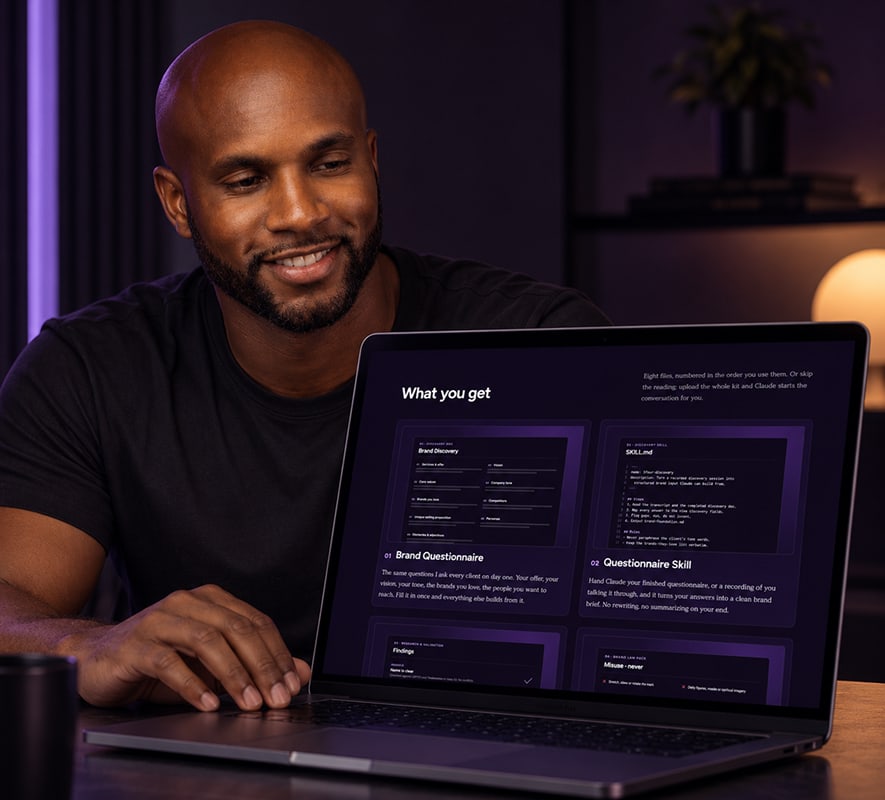 John D Saunders brand identity and website design by 5Four Digital, image 10 of 12