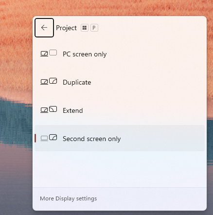 Windows Project setting