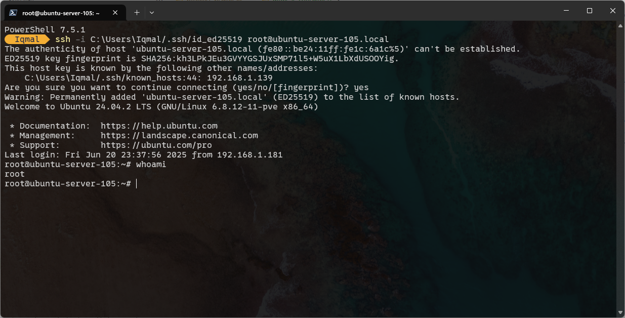 screenshot ssh mdns