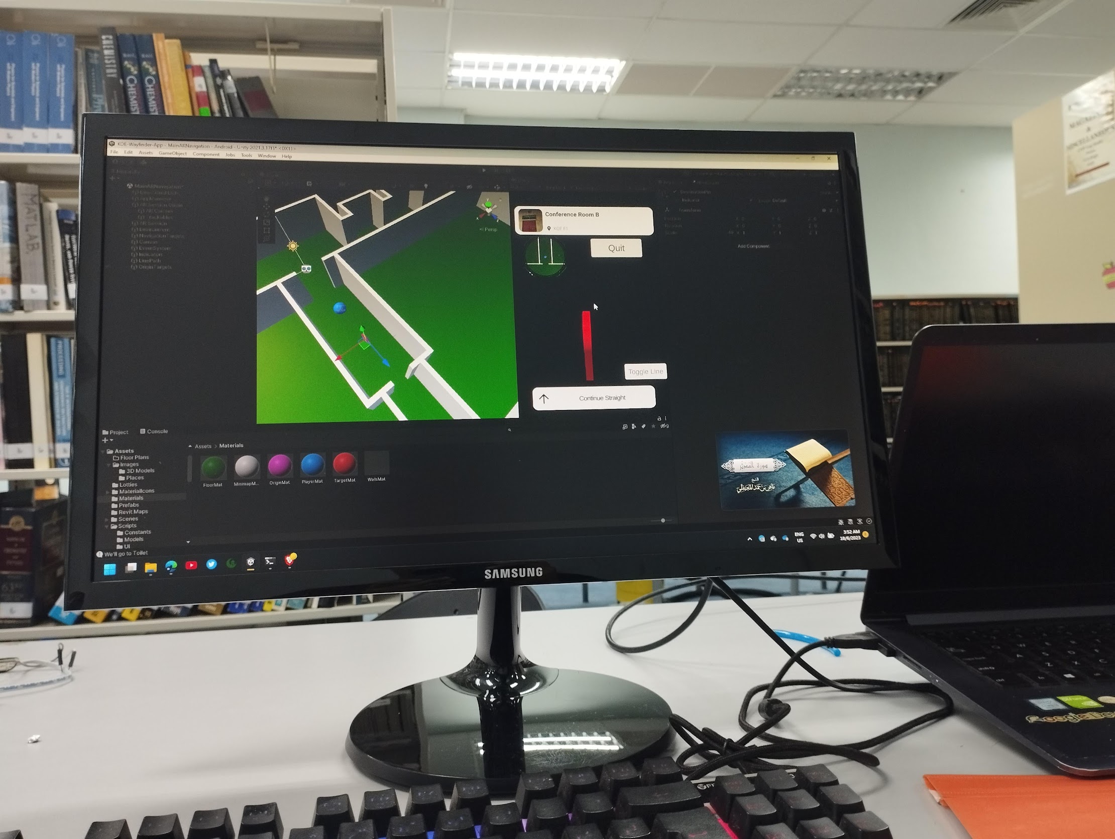 Unity screen floor plan game development