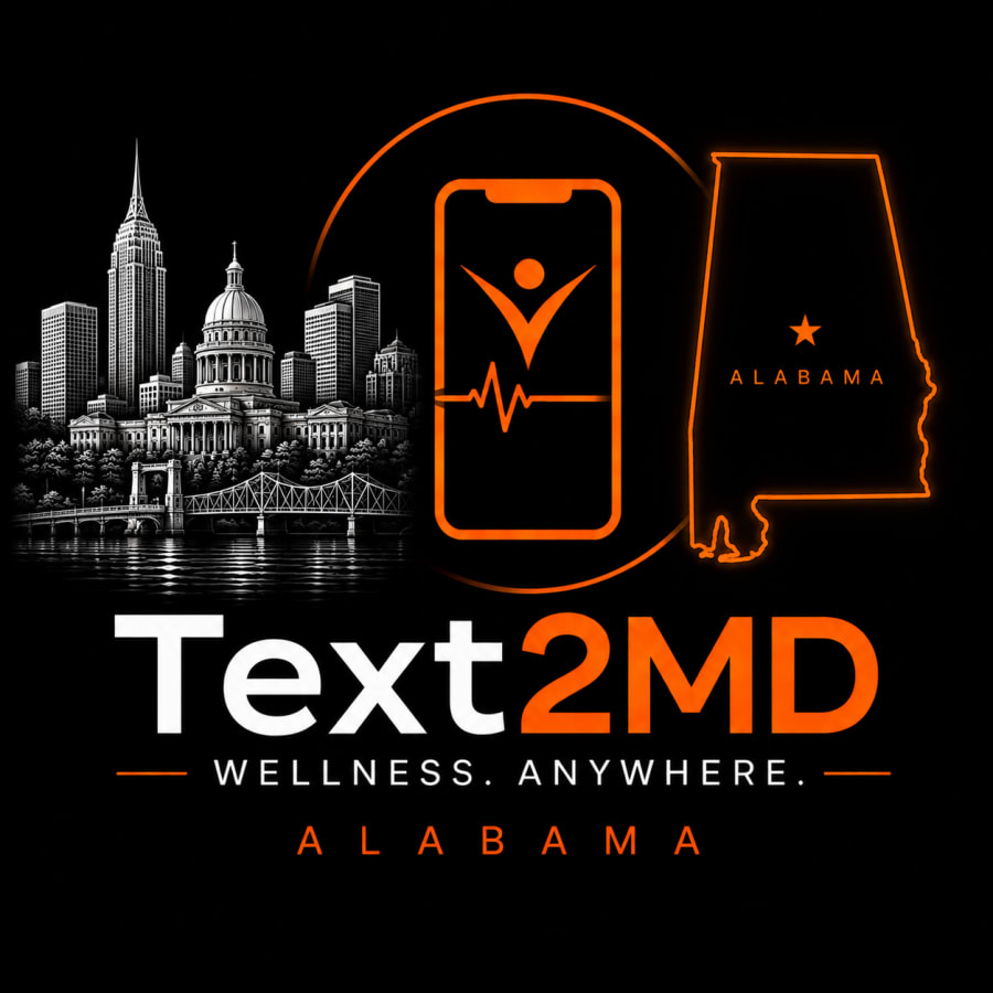 Text2MD Alabama — physician-guided telemedicine care