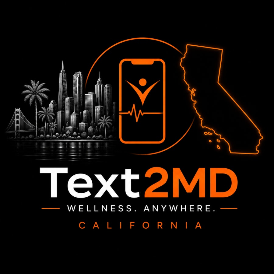 Text2MD California — physician-guided telemedicine care