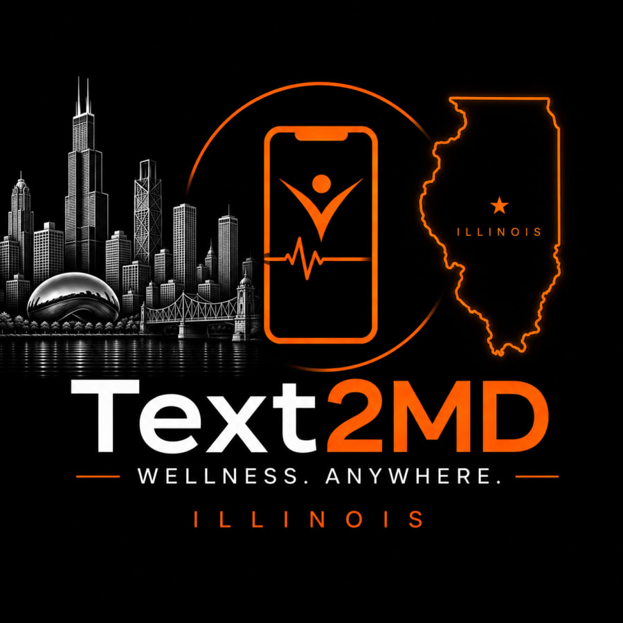 Text2MD Illinois — physician-guided telemedicine care