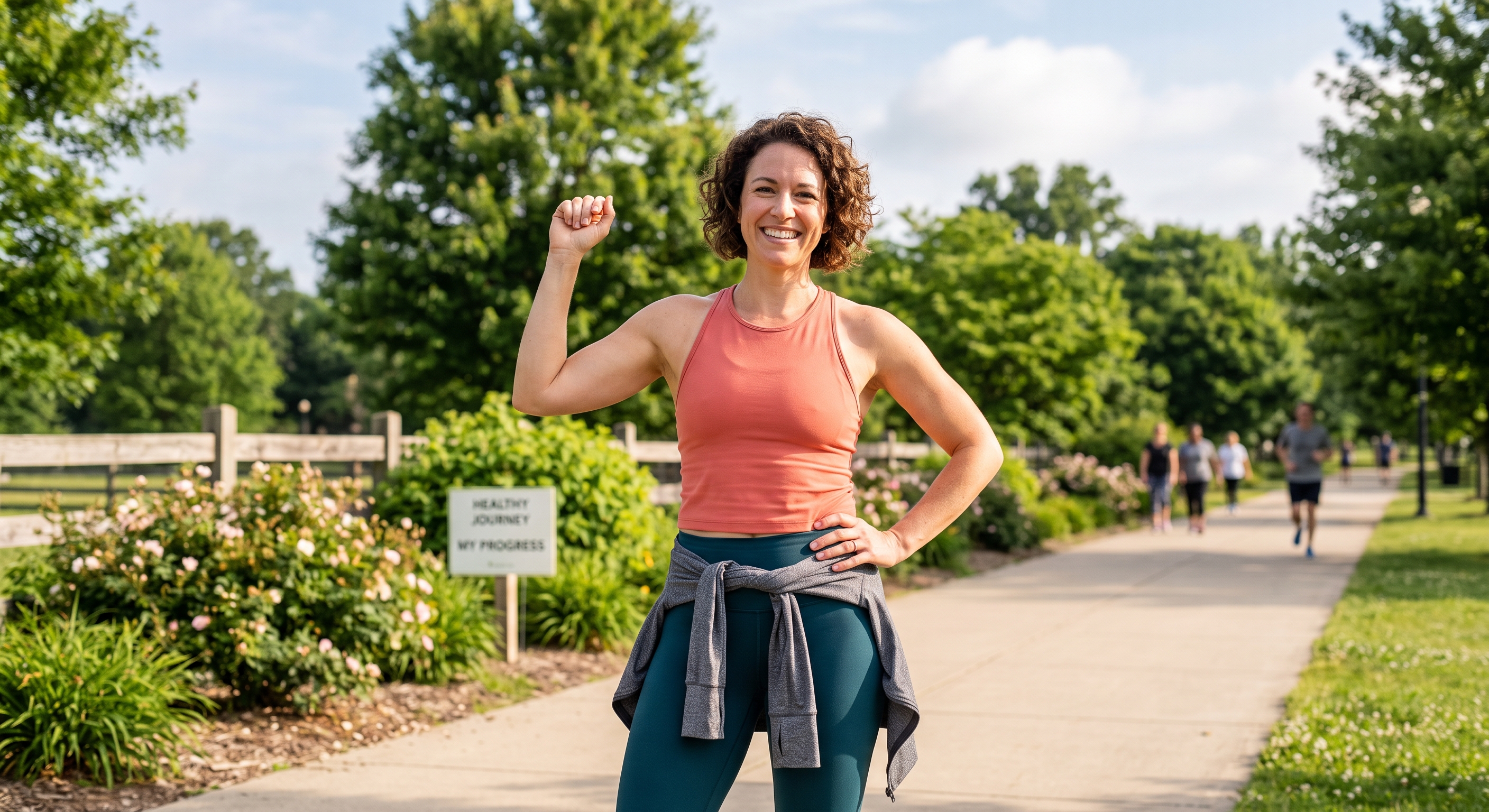 Active healthy lifestyle visual