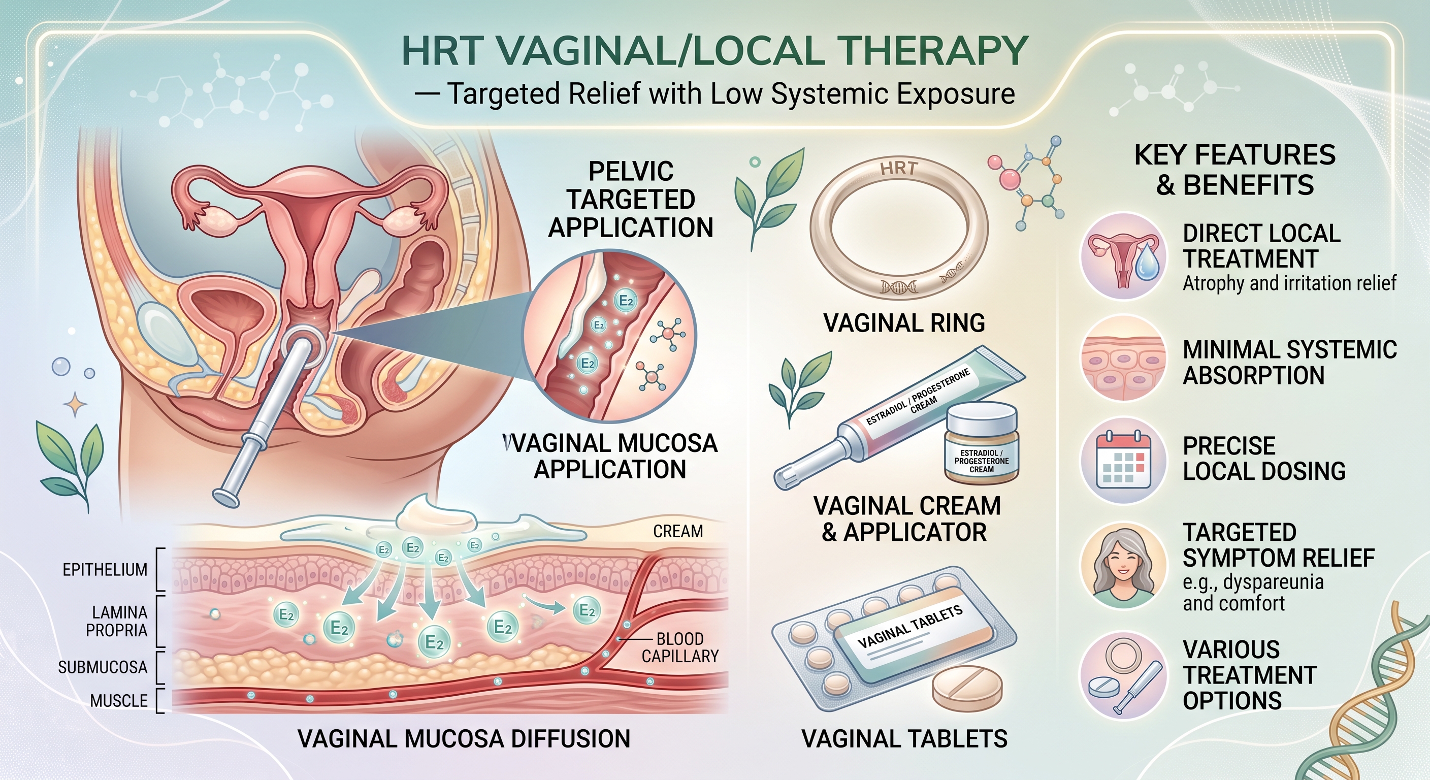 Vaginal or local therapy