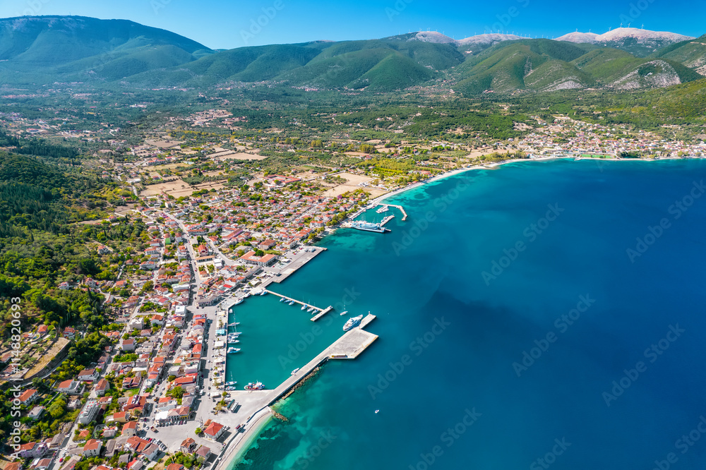 Kefalonia coastal landscape