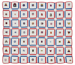Army Insignia Quilt