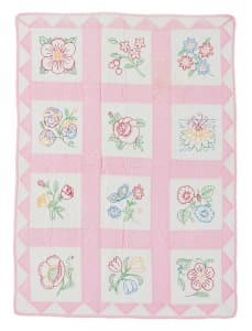 Floral Crib Quilt