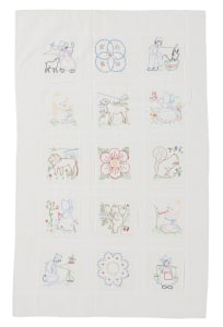 Embroidered Summer Coverlet
