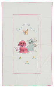 Calico Cat and Gingham Dog