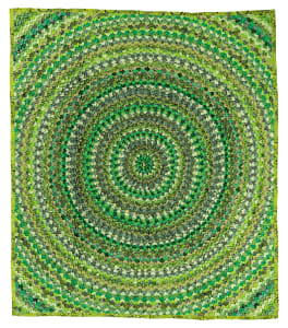 Green Pine Cone Quilt II