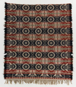 Woven coverlet