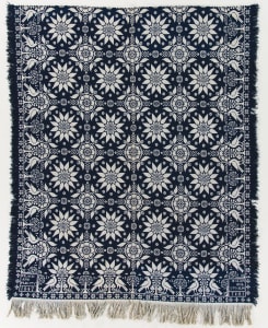 Woven coverlet