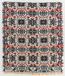 Woven coverlet