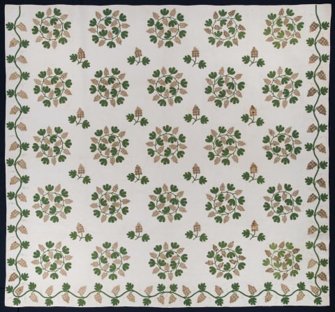 Appliqued Grapes