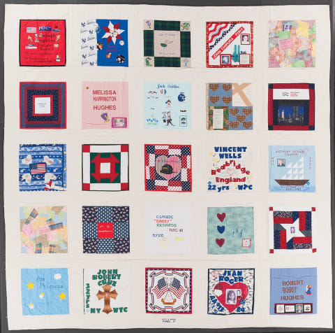 United in Memory 9/11 Victims Memorial Quilt