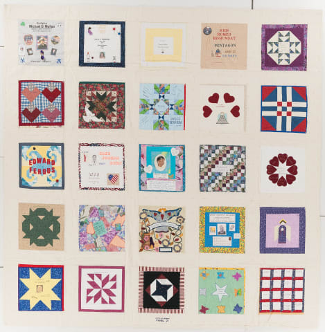 United in Memory 9/11 Victims Memorial Quilt