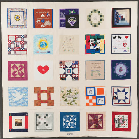 United in Memory 9/11 Victims Memorial Quilt