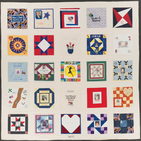 United in Memory 9/11 Victims Memorial Quilt