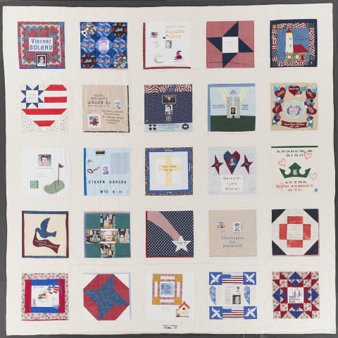 United in Memory 9/11 Victims Memorial Quilt