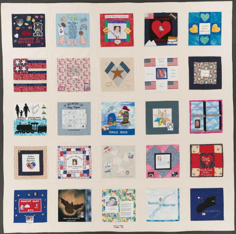United in Memory 9/11 Victims Memorial Quilt