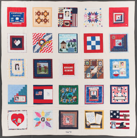 United in Memory 9/11 Victims Memorial Quilt