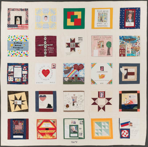 United in Memory 9/11 Victims Memorial Quilt