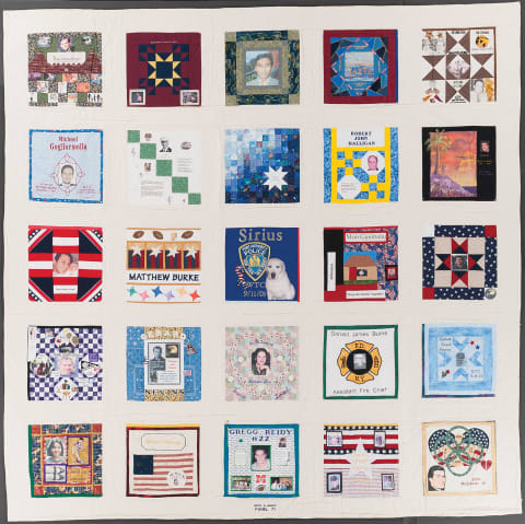 United in Memory 9/11 Victims Memorial Quilt