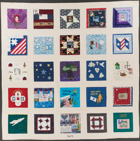 United in Memory 9/11 Victims Memorial Quilt