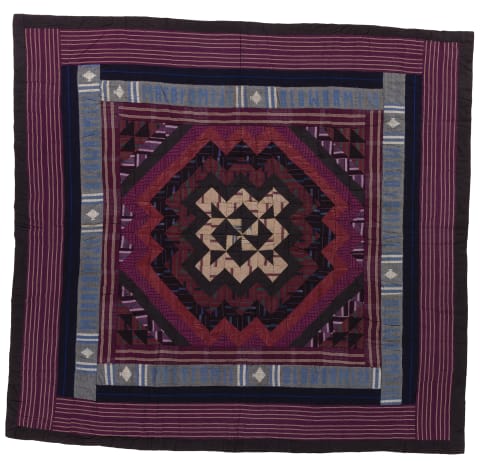 Ashoké fabric quilt made by the Yoruba people