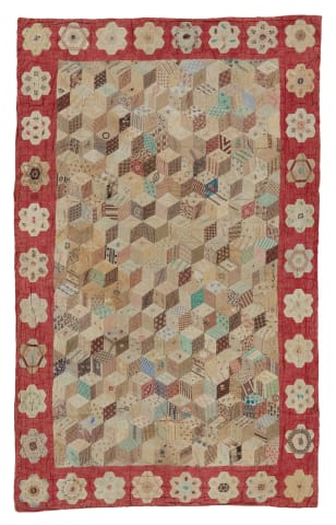 Tumbling Blocks variation