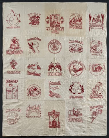 Flour Sack Logo Quilt
