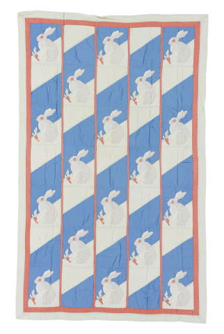 Rabbit Crib Quilt