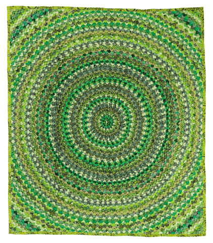 Green Pine Cone Quilt II