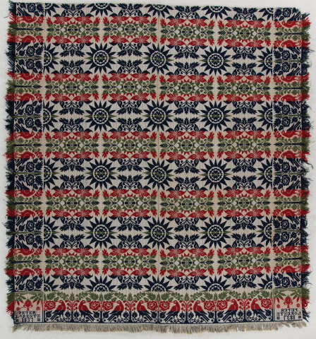 Woven coverlet