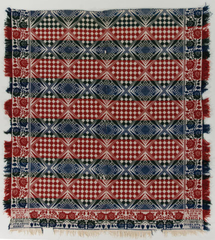 Woven coverlet
