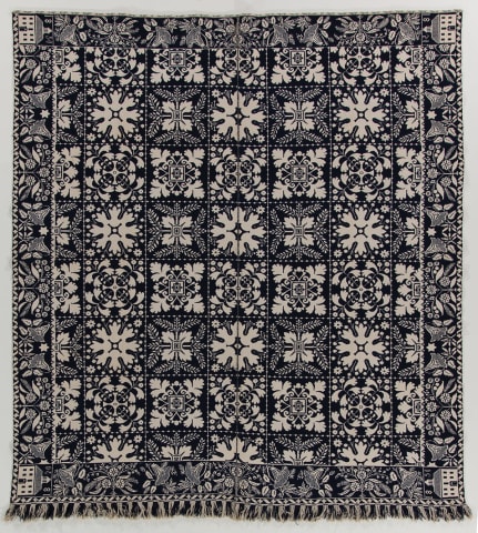 Woven coverlet