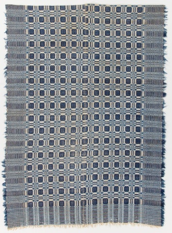 Woven coverlet