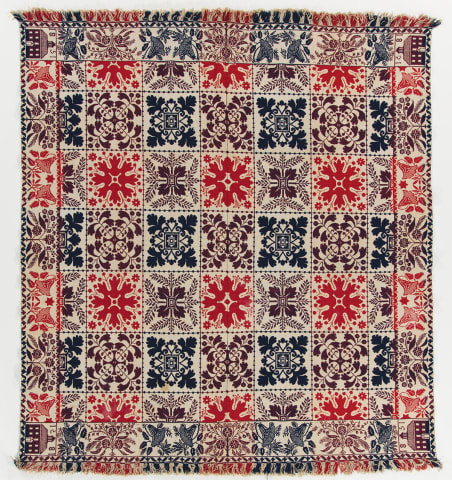 Woven coverlet