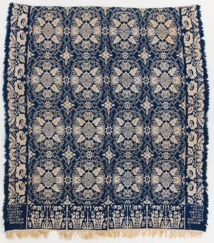 Woven coverlet