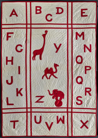 Alphabet Crib Quilt