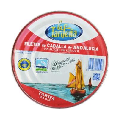 Filetes de Caballa de Andalucía I.G.P en Aceite de Girasol